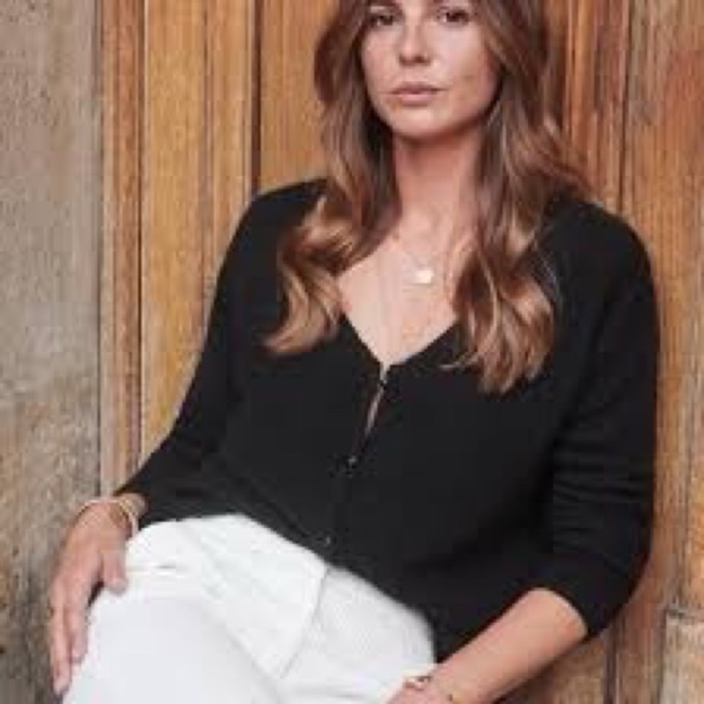 Sezane Barry Cardigan in Black
